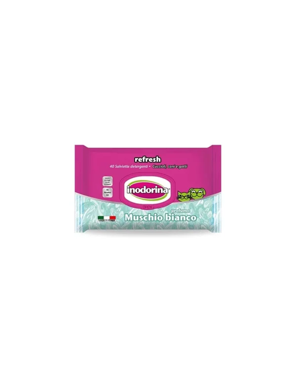 salviette inodorina refresh muschio 40 pezzi off 230.0030.005 off