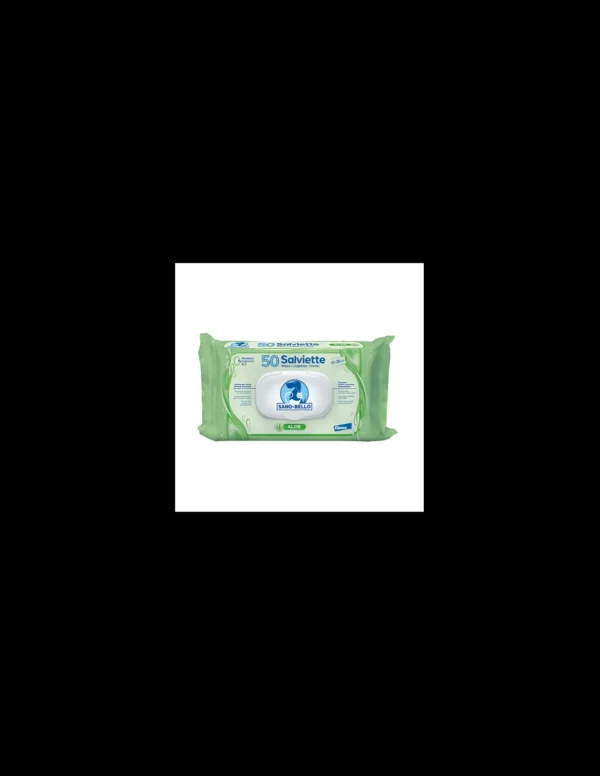 sano&bello salviette detergenti 50pz aloe 90199596