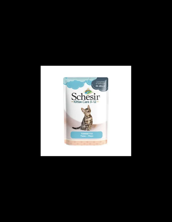 schesir cat 85gr busta kitten care tonnetto 01070103
