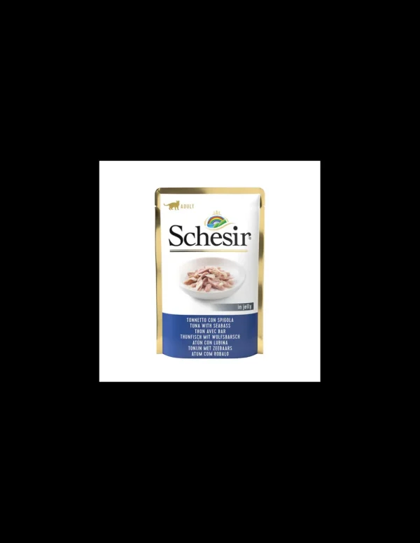 schesir cat 85gr busta ocean tonnetto con spigola in jelly