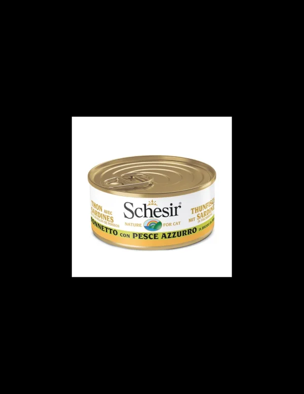 schesir cat 70gr lattina tonnetto in brodo di pesce 01074520