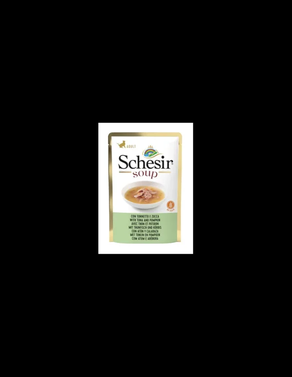 schesir cat 85gr soup busta tonnetto selvaggio e zucca
