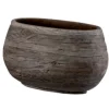 tarvisium cassetta ovale wood 35cm grigia gg16825a