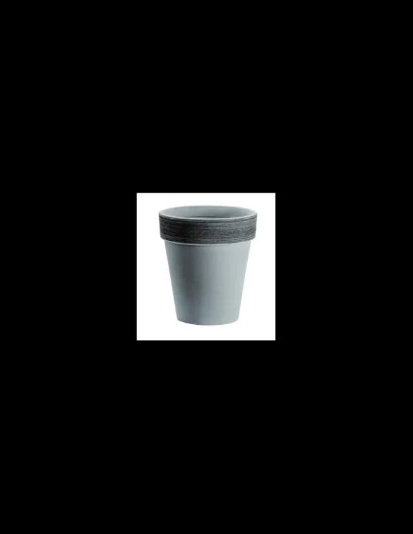 tarvisium vaso alto graffiato greige 26cm 9602643