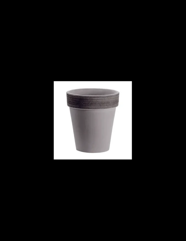 tarvisium vaso alto grigio graffiato 36cm r.9603633