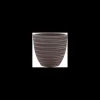 tarvisium vaso basic svasato rigato etrusca 25cm pi8225re