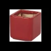 tarvisium vaso cubo estia rosso 8cm