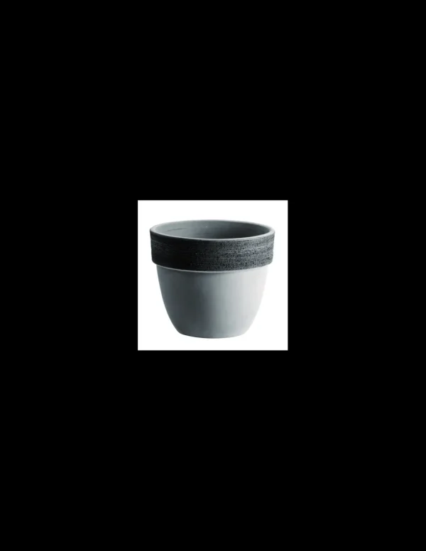 tarvisium vaso patavium graffiato greige 30cm