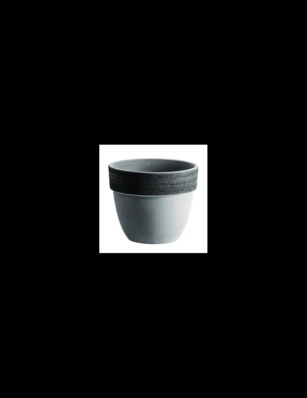tarvisium vaso patavium graffiato greige 20cm