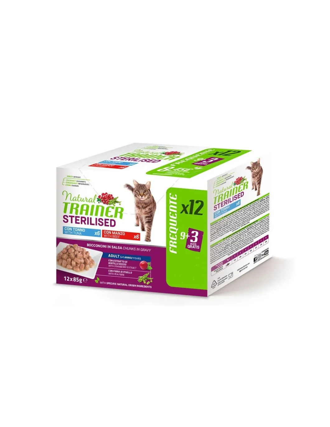 trainer_natural_cat_adult_0-3.webp trainer natural cat adult sterilised multipack 9+3 gratis 12x85gr tonno e manzo