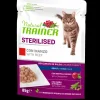 trainer natural cat 85gr busta sterilised manzo bocconcini in salsa
