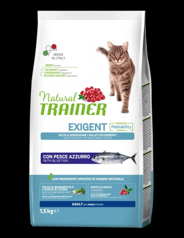 trainer natural cat 1,5kg adult exigent pesce dell'oceano