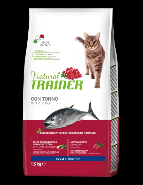 trainer natural cat 1,5kg adult tonno