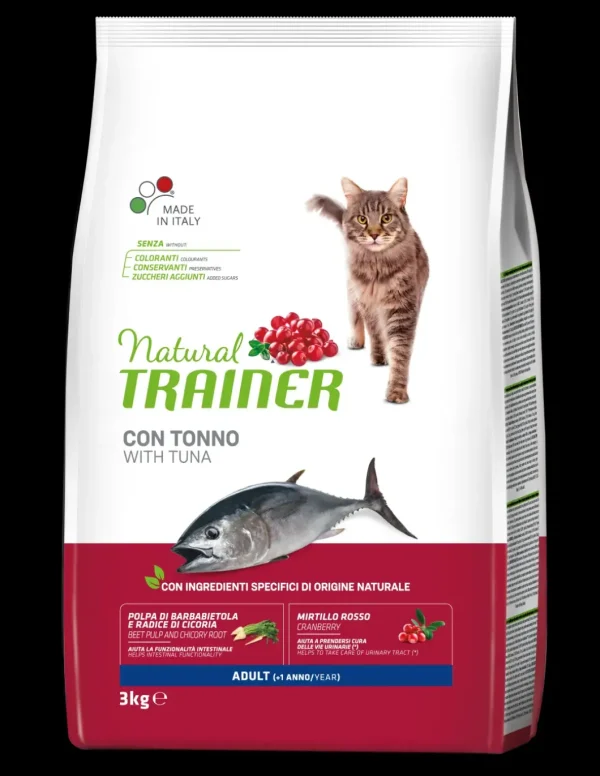 trainer natural cat 3kg adult tonno