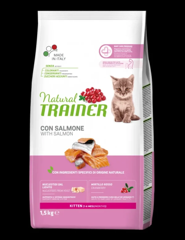 trainer natural cat 1,5kg kitten salmon