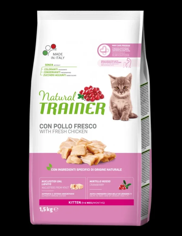 TRAINER NATURAL CAT 1,5KG KITTEN CHICKEN