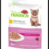 trainer natural cat kitten&young flow pack pollo 85grx4