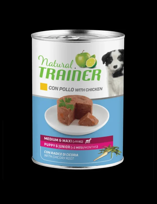 trainer natural dog 400gr med/maxi puppy&junior