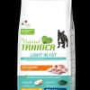 trainer natural dog 7kg adult small&toy ideal weight carni bianche
