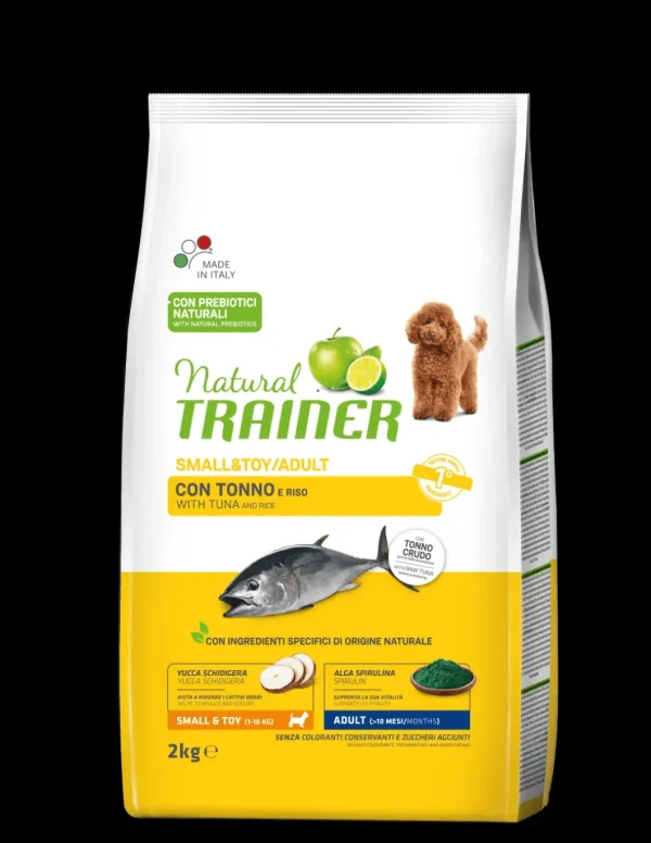 trainer natural dog 2kg small&toy ad tonno riso