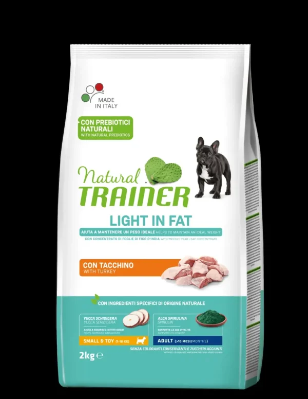 trainer natural dog 2kg small&toy ideal weight carni bianche