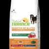 trainer natural sensitive dog 12kg adult med/maxi agnello e cereali