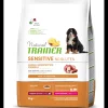 trainer natural sensitive dog 3kg med/maxi puppy&junior anatra cereali