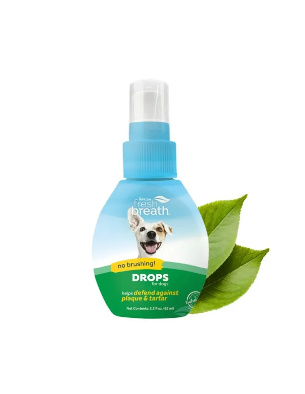 tropiclean fresh breath drops 65ml 001958