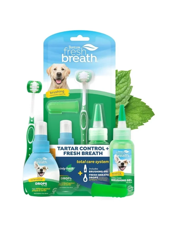 tropiclean fresh breath oral care kit med/large r.001299