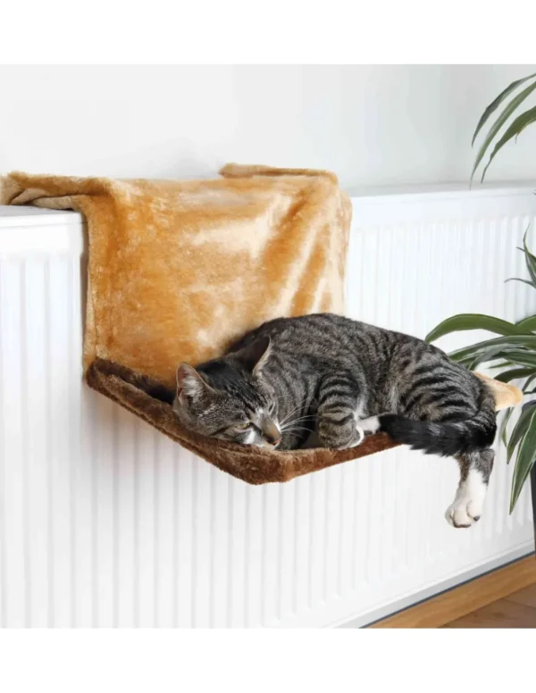 tx4322 cat amaca per gatti de luxe marrone 45x24x31cm