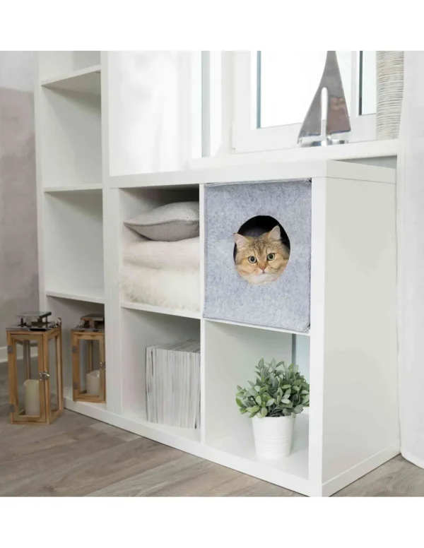 tx36313 cat cuccia anton 33x33x37cm grigio