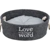 tx38395 cat cuccia lian 37cm grigio