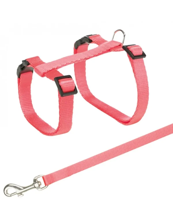 tx4188 cat parure per gatto in nylon doppio