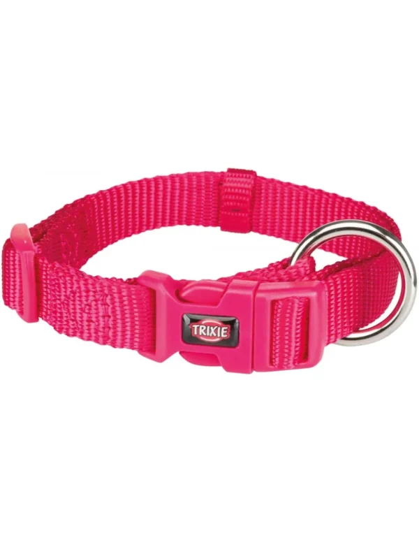tx201511 dog collare premium mis.s-m 30-45cm/15mm corallo