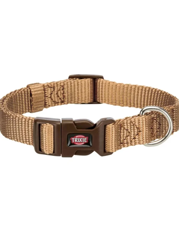 tx202214 dog collare premium mis.s 25-40cm/15mm beige