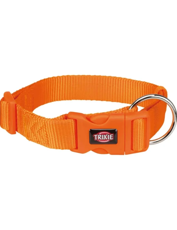 tx201718 dog collare premium mis.l-xl 40-65cm/25mm arancio