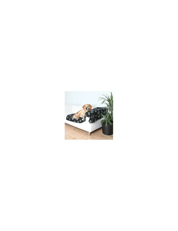 tx37183 dog coperta barney nero/grigio 150x100cm