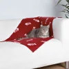 tx37193 dog coperta beany bordeaux in pile 100x70cm