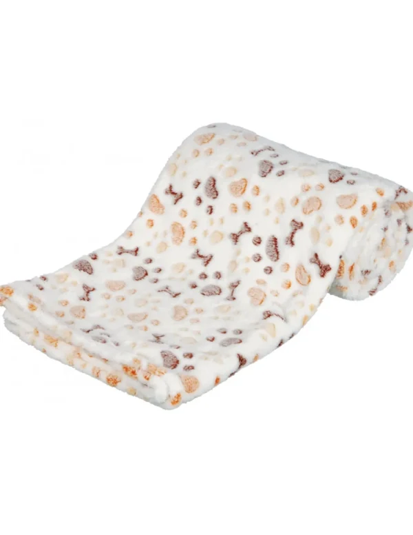 tx37179 dog coperta lingo 150x100cm bianco/beige