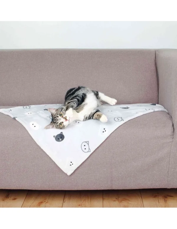 tx37168 dog coperta mimi 70x50cm grigio