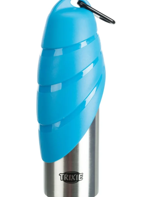 tx24606 dog distributore d'acqua in acciaio plastica 750ml