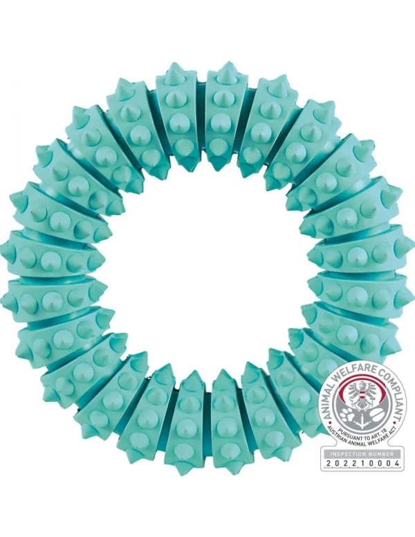 tx33181 dog gioco ad anello in gomma diam 12,5cm