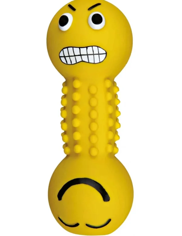 tx35251 dog gioco bilancere smiley in latex 19cm
