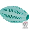 tx3290 dog gioco denta fun palla da rugby menta 11cm