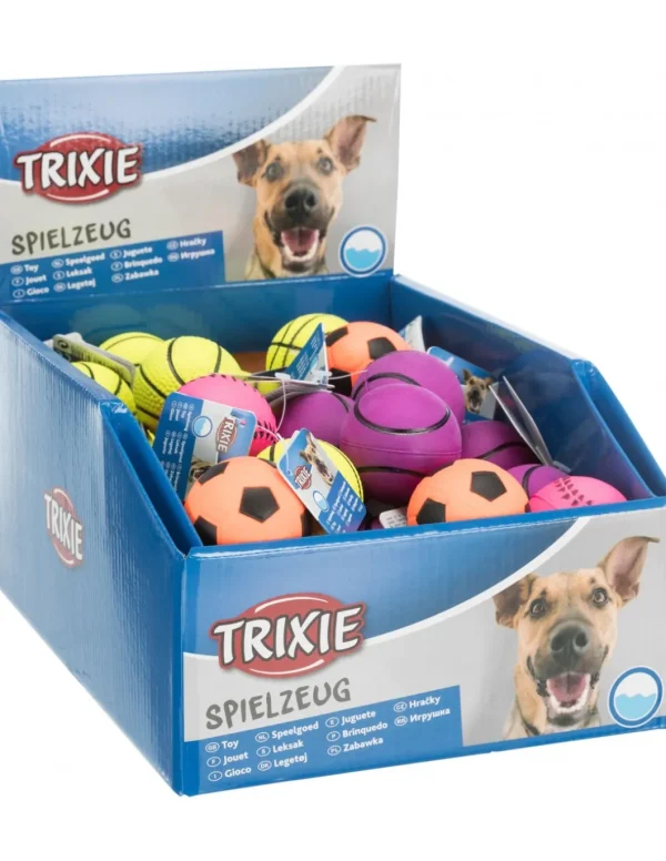 tx34603 dog gioco palla in gomma morbida d4,5cm