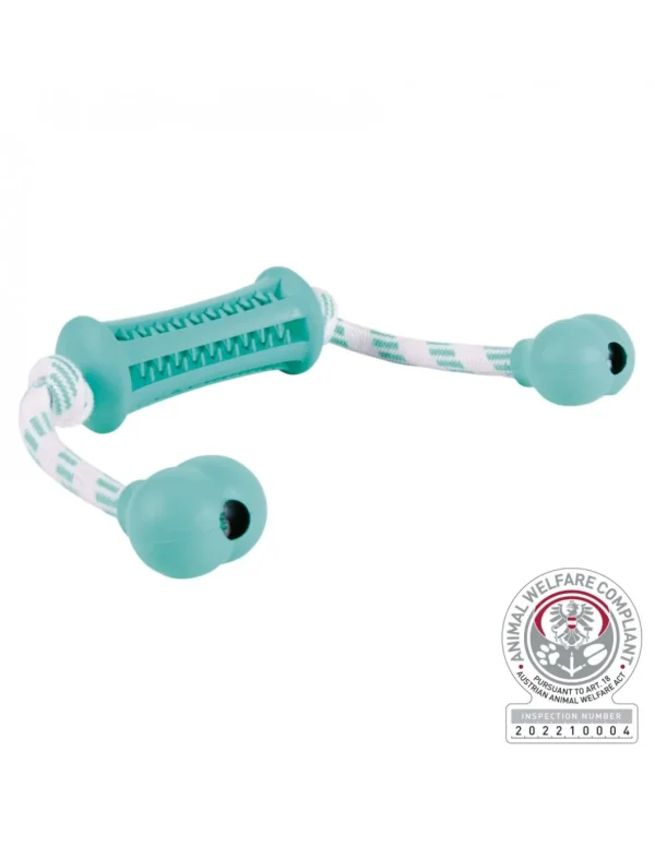 tx33771 dog gioco presa con corda 9x37cm