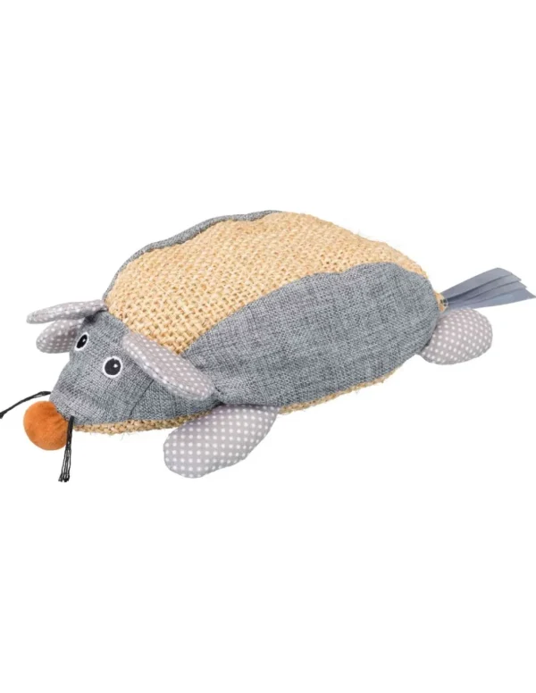 tx45599 dog gioco topo in sisal tessuto 30cm