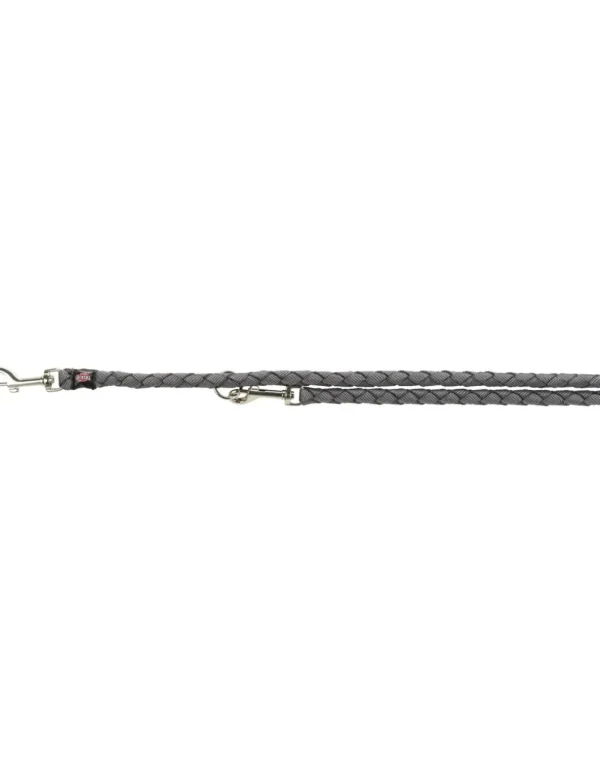 tx143516 dog guinzaglio cavo addestramento mis.s-m 2m/12mm grigio
