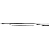 tx143501 dog guinzaglio cavo addestramento mis.s-m 2m/12mm nero