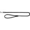 tx143420 dog guinzaglio cavo mis.s-m 1m/12mm nero/grigio